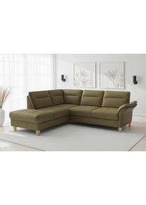 Sit & More Ecksofa SIT & MORE "Pamela", grau (olive), B:218cm H:90cm T:212cm, Sofas, Ecksofa