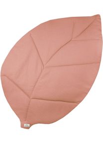 Julius Z&ouml;llner Krabbeldecke JULIUS Z&Ouml;LLNER "Blatt Waffelpiqu&eacute;", rosa (dune), B:110cm L:170cm, Baumwolle, Wohndecken, Krabbeldecke, Made in Germany