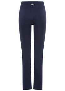 Trainingstights Reebok "CORE HIGH RISE BOOTCUT PANT", Damen, Gr. L, N-Gr, vector navy, Obermaterial: 91% Polyester, 9% Elasthan, Hosen Trainingstights
