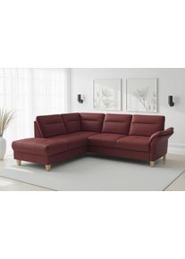Sit & More Ecksofa SIT & MORE "Pamela", grau (merlot), B:218cm H:90cm T:212cm, Sofas, Ecksofa