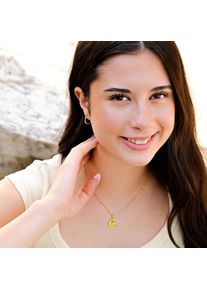 Adelia&acute;s Paar Creolen ADELIA&acute;S "Damen Ohrringe &iquest; Klappcreole aus Edelstahl", gold, Ohrringe, Damen, Edelstahl, Paar Creolen