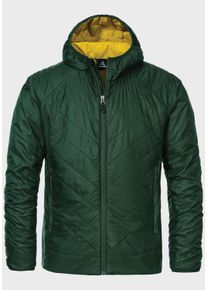 Sch&ouml;ffel Funktionsjacke SCH&Ouml;FFEL "Ins Jacket Style Cascata MNS", Herren, Gr. 58, gr&uuml;n (6965, gr&uuml;n), Oberstoff: 100% Nylon. Futter: 100% Polyester. Wattierung: 100% Polyester, regular fit, hoch geschlossener Ausschnitt, Jacken Funktionsjacke