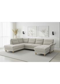 Sit & More Wohnlandschaft SIT & MORE "Pamela", nature, B:292cm H:90cm T:212cm, 100% Polyester, Sofas, Wohnlandschaft, Liegefl&auml;che aus Originalstoff