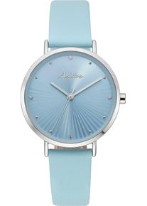 Quarzuhr, blau (hellblau), ANISTON JEWELRY & WATCHES, Armbanduhren, Damen, Quarzuhr, Armbanduhr, Damenuhr, analog, Glassteine, neue Kollektion