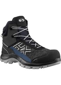 Sicherheitsschuh HAIX "Safety Mid 410 GTX" Gr. 8,5, schwarz (schwarz, blau), 8,5, Obermaterial: 100% sonstige Fasern AF., Schuhe, Sicherheitsschuh