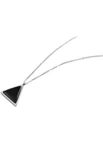 Adelia&acute;s Gliederkette ADELIA&acute;S "Damen Halskette &iquest; Ankerkette aus Edelstahl 43 cm" Gr. 43, silber, Halsketten, Damen, Edelstahl, Gliederkette