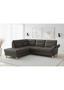 Sit & More Ecksofa SIT & MORE "Pamela", grau (anthrazit), B:218cm H:90cm T:212cm, Sofas, Ecksofa