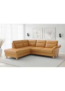 Sit & More Ecksofa SIT & MORE "Pamela", grau (curry), B:218cm H:90cm T:212cm, Sofas, Ecksofa