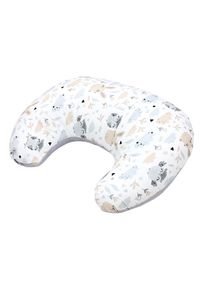 Stillkissen TUPTAM "Stillkissen Baby Stillkissen Klein mit Baumwoll-Bezug", Baby, grau (hase, eule), Obermaterial: 100% Baumwolle CO., Funktionskissen Stillkissen