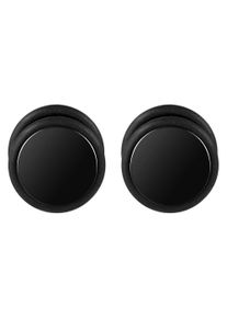 Adelia&acute;s Paar Ohrstecker ADELIA&acute;S "Unisex Ohrringe &iquest; Ohrstecker aus Edelstahl", schwarz, Ohrringe, Damen, Edelstahl, Paar Ohrstecker