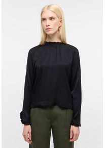 Schlupfbluse Eterna "OVERSIZE FIT", Damen, Gr. 46, schwarz, 100% Viskose, Blusen Schlupfbluse