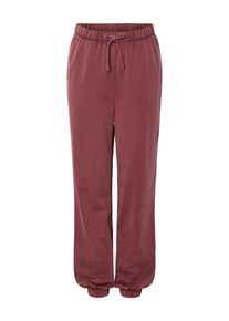 Sweatpants Pieces "PCCHILLI HW WASHED SWEAT PANTS NOOS BC", Damen, Gr. M (38), N-Gr, tawny port detail:washed, Sweatware, Obermaterial: 50% Baumwolle, 50% Polyester, unifarben, normal, Hosen Sweatpants