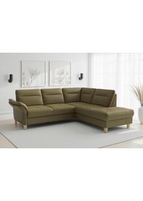 Sit & More Ecksofa SIT & MORE "Pamela", grau (olive), B:218cm H:90cm T:212cm, Sofas, Ecksofa