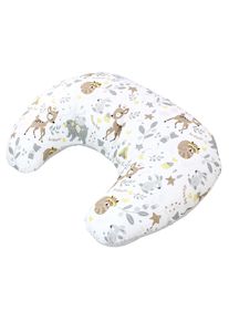 Stillkissen TUPTAM "Stillkissen Baby Stillkissen Klein mit Baumwoll-Bezug", Baby, gelb (wilde tiere), Obermaterial: 100% Baumwolle CO., Funktionskissen Stillkissen