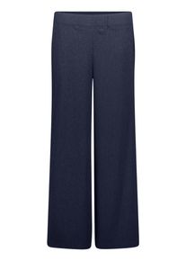 Culotte Betty Barclay "Culotte mit Gummizug", Damen, Gr. 46, EURO, blau (dunkelblau), Obermaterial: 99% Polyester PES. 1% Elasthan EL., Hosen Culotte