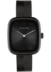 Quarzuhr Calvin Klein "CK ADORE", schwarz, Armbanduhren, Damen, Quarzuhr, Armbanduhr, Damenuhr, Edelstahlarmband, analog
