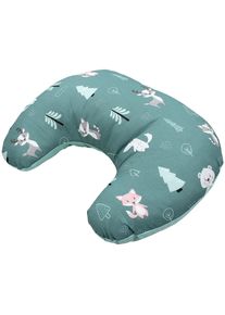 Stillkissen TUPTAM "Stillkissen Baby Stillkissen Klein mit Baumwoll-Bezug", Baby, gr&uuml;n (wald, fuchs, reh, igel, b&auml;rchen, gr&uuml;n, mint), Obermaterial: 100% Baumwolle CO., Funktionskissen Stillkissen