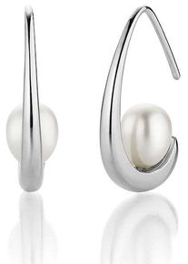 Perlenohrringe Firetti "Schmuck Geschenk Ohrschmuck Ohrhaken Perle", bunt (silberfarben, wei&szlig;), Ohrringe, Damen, Perlen Silber 925 (Sterlingsilber), Perlen, Silber 925 (Sterlingsilber), Perlenohrringe, Made in Germany - mit S&uuml;&szlig;wasserzuchtperle