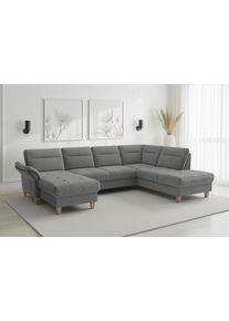 Sit & More Wohnlandschaft SIT & MORE "Pamela", anthrazit, B:292cm H:90cm T:212cm, 100% Polyester, Sofas, Wohnlandschaft, Liegefl&auml;che aus Originalstoff