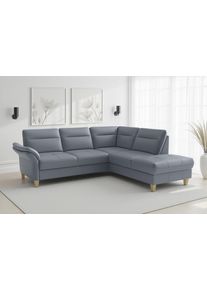 Sit & More Ecksofa SIT & MORE "Pamela", grau (graublau), B:218cm H:90cm T:212cm, Sofas, Ecksofa