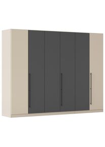 M&Ouml;BELIX M&ouml;belix , Grau, Champagner , Holzwerkstoff , 5 F&auml;cher , 3 Schublade(n) Schubladen , 271x229x54 cm , in verschiedenen Gr&ouml;&szlig;en erh&auml;ltlich ,