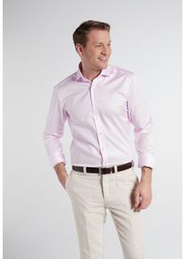 Langarmhemd Eterna "SLIM FIT", Herren, Gr. 40, Normalgr&ouml;&szlig;en, rosa, Twill, 100% Baumwolle, schmal, Manschette, Hemden Langarmhemd, NON IRON (b&uuml;gelfrei)