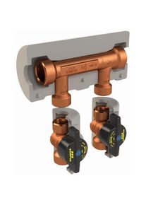 Kemper Str&ouml;mungsteilergruppe 6500601500 DN 15, Abgang DN 15, VAV DN 15, Aufputz, Rotguss, dynamisch