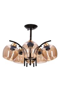 M&Ouml;BELIX M&ouml;belix , Schwarz, Bernsteinfarben , Metall , 48x36x48 cm , RoHS, Europ&auml;ischer Sicherheitsstandard , einfach zu transportieren ,