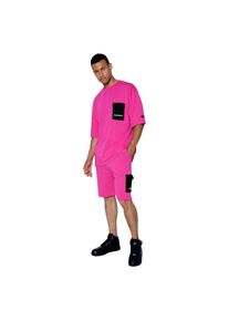 Hype Uniseks Cargo Shorts Contrast voor volwassenen (Roze)