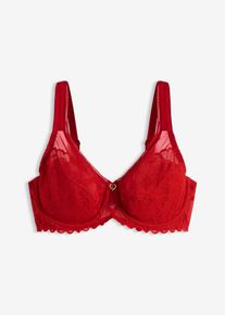 Minimizer-BH med vadderade axelband - r&ouml;d - storlek 80E - bonprix