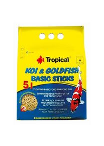 Tropical Koi & Guldfisk BASIC Sticks 5 l. / 400 g. Pose