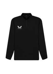 Castore Kinder/Kids Adapt Sweatshirt met Kwart Ritssluiting (Zwart)