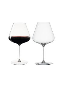Rotweinglas Spiegelau "Burgundergl&auml;ser Definition 960 ml 2er Set transparent", bunt (transparent), Glas, Trinkgef&auml;&szlig;e, Rotweinglas