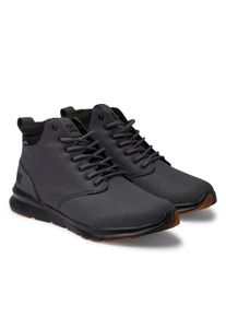 Stiefel DC Shoes "Mason 2", Herren, Gr. 9(42), grau (dunkelgrau, schwarz), Obermaterial: Leder [Kuh] / Futter: Textil / Au&szlig;ensohle: Gummi., Schuhe Stiefel