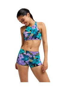 Bikini-Hose Roxy "Roxy Active Shorty", Damen, Gr. XL, US-Gr&ouml;&szlig;en, bunt (viola golden gal s), Obermaterial: 75% Nylon, 25% Elasthan., Badehosen Bikini-Hose