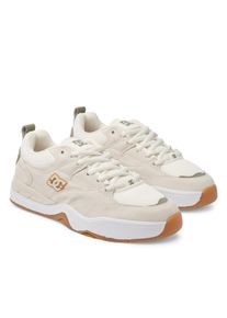 Sneaker DC Shoes "DC Ascend", Herren, Gr. 9(42), wei&szlig; (sanftes wei&szlig;), Obermaterial: Leder (Kuh) / Futter: Textil / Au&szlig;ensohle: Gummi., Schuhe Sneaker