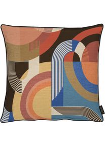 Dekokissen Apelt "Arco" Gr. 1, bunt (blau, bunt, gemustert), B:46cm L:46cm, Polyester, Dekokissen_Sitzkissen_Kissenh&uuml;llen, Dekokissen