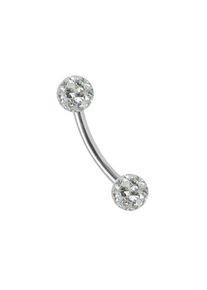 Adelia&acute;s Augenbrauenpiercing ADELIA&acute;S "Piercing Augenbrauenpiercing", wei&szlig; (klar), Piercings, Damen, Titan, Augenbrauenpiercing