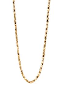 Adelia&acute;s Gliederkette ADELIA&acute;S "Unisex Halskette aus Edelstahl 43+5" Gr. 48, gold, Halsketten, Damen, Edelstahl, Gliederkette