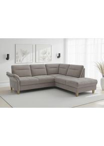 Sit & More Ecksofa SIT & MORE "Pamela", beige (taupe), B:218cm H:90cm T:212cm, 100% Polyester, Sofas, Ecksofa