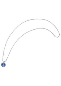 Adelia&acute;s Gliederkette ADELIA&acute;S "Unisex Halskette &iquest; Venezianerkette aus Edelstahl 60 cm" Gr. 60, schwarz, Halsketten, Damen, Edelstahl, Gliederkette