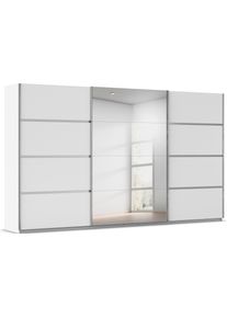 Kleiderschrank OTTO HOME "Mehrzweckschrank Aktenschrank M&ouml;bel Mietswohnung Schlafzimmer AVOLA", wei&szlig; (alpinwei&szlig;, leisten chrom), B:360cm H:210cm T:62cm, Holzwerkstoff, Schr&auml;nke, Kleiderschrank, mit eleganten Zierleisten in Chrom, Schwarz oder Wei&szlig; MADE IN GERMANY