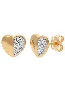 Paar Ohrstecker Lady, gold (gelbgold 375), Ohrringe, Damen, Paar Ohrstecker