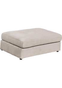 Hocker ED EXCITING DESIGN, beige (wei&szlig;), B:110cm H:44cm T:74cm, 92% Polyester, 8% Polyamid, Hocker, Hocker