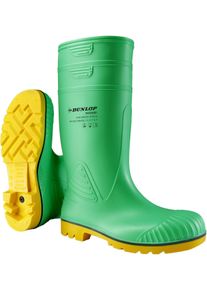 Sicherheitsstiefel Dunlop "Sicherheitsstiefel A442AB1.ESD Acifort HazGuard full safety ESD" Gr. 46, gr&uuml;n (gr&uuml;n, schwarz, gelb), 46, Obermaterial: 100% Textilmaterial TEXMAT., Schuhe, Sicherheitsstiefel