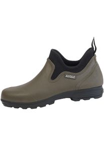 Gummistiefel Aigle "Lessfor Plus", Damen, Gr. 45, gr&uuml;n (kaki), Obermaterial: 100% Gummi rubber., Schuhe Gummistiefel