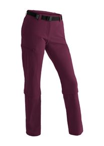 Outdoorhose Maier Sports "Arolla", Damen, Gr. 36, Normalgr&ouml;&szlig;en, pink (magenta), 90% Polyamid, 10% Elasthan, Hosen Outdoorhose, Damen Zip-Off Wanderhose, atmungsaktive Trekkinghose, Regular Fit
