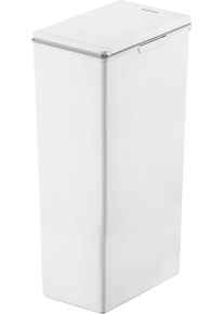 M&uuml;lleimer Fackelmann "OSLO, Touch Abfalleimer", wei&szlig; matt, B:23cm H:61cm T:36cm, Kunststoff, M&uuml;lleimer, M&uuml;lleimer, ideal als Mehrfachsammler, leicht & robust mit sanfter Touch-&Ouml;ffnung
