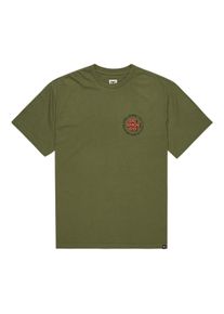 T-Shirt DC Shoes "Work Circle", Herren, Gr. XS, gr&uuml;n (bronze gr&uuml;n), Obermaterial: 75% Baumwolle, 25% Baumwolle., Shirts T-Shirt