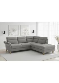 Sit & More Ecksofa SIT & MORE "Pamela", beige (stone), B:218cm H:90cm T:212cm, 100% Polyester, Sofas, Ecksofa